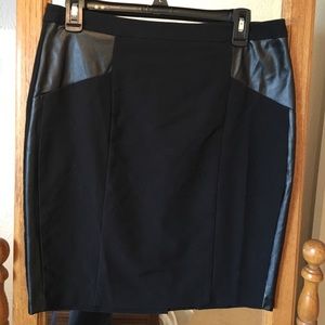 Black pencil skirt